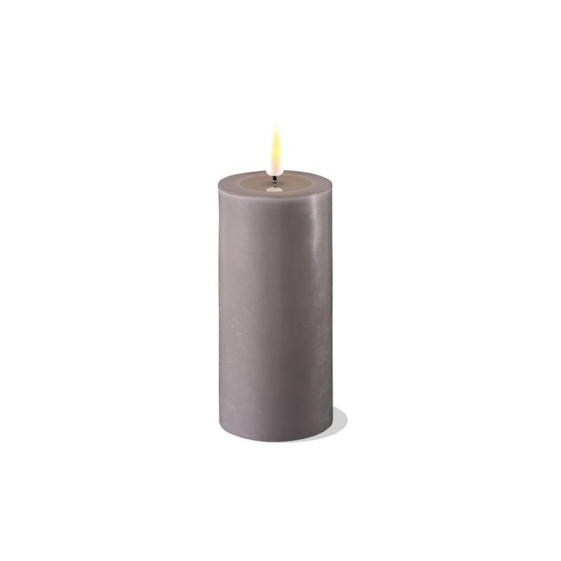 LED Candle - Grey - 10cm height