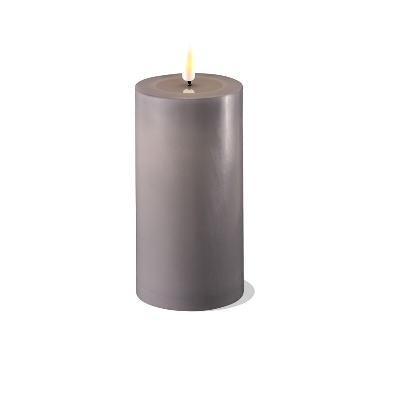 LED Candle - Grey - 15cm height