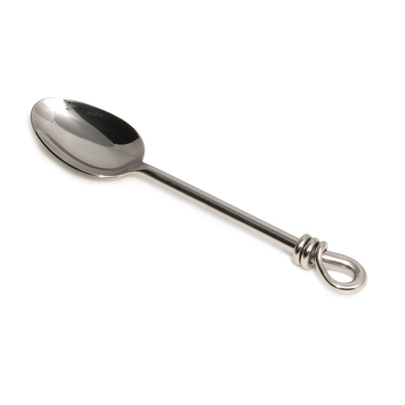 Polished Knot Large Serving Spoon | HANDMADE TO ORDER 