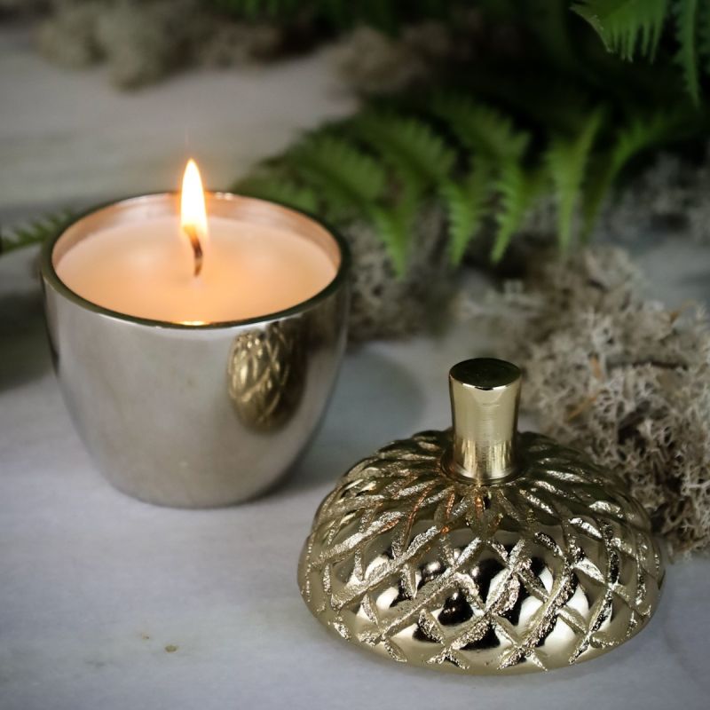 Large Acorn Candle