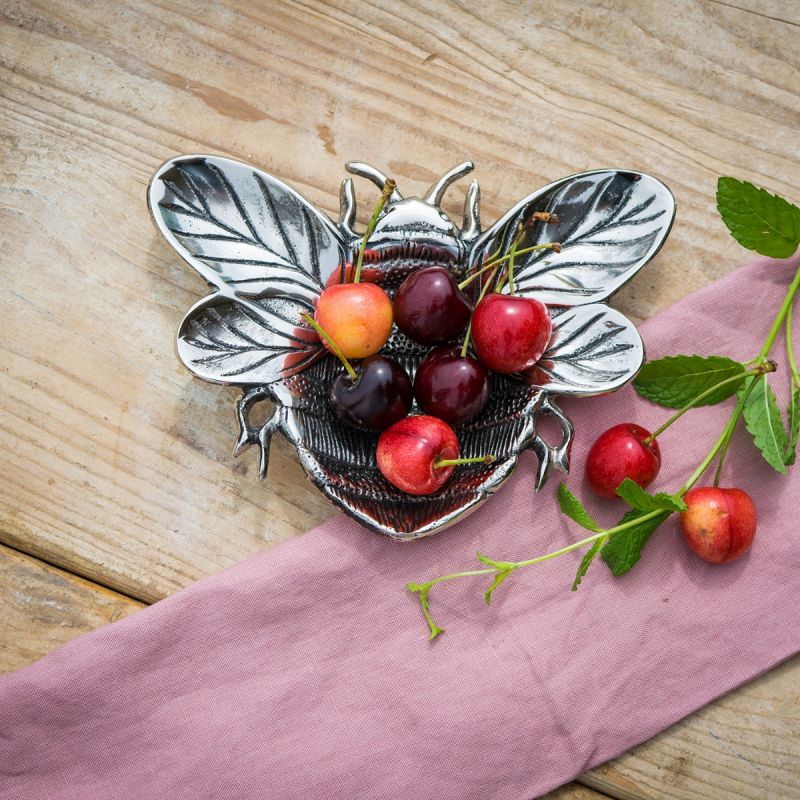 Silver Bee Dish 