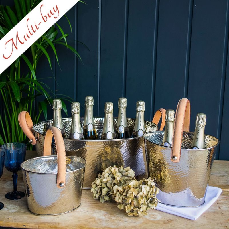 Superior Champagne Hammered Barware Set | MULTI-BUY 