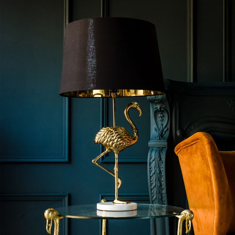 flamingo gold lamp