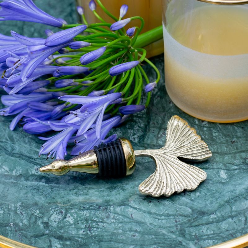 Ginkgo Bottle Stopper