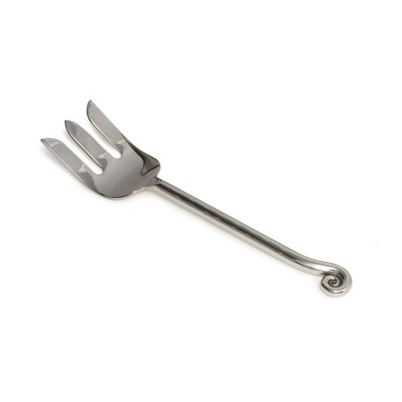 Hammered Shell Medium Serving Fork