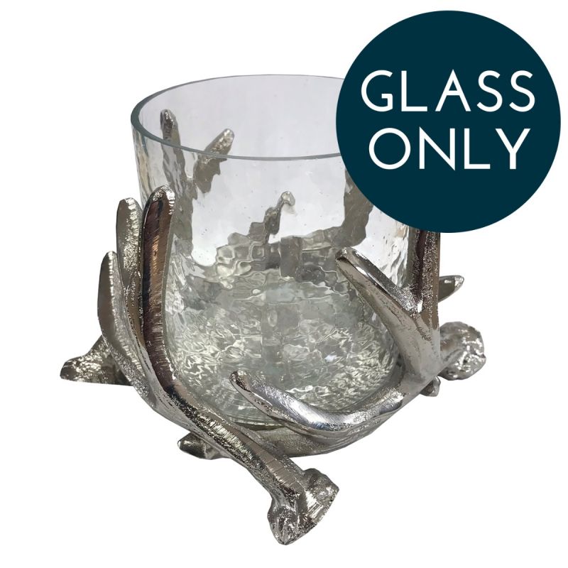 Small Antler Tea Light Holder | REPLACEMENT GLASS ONLY