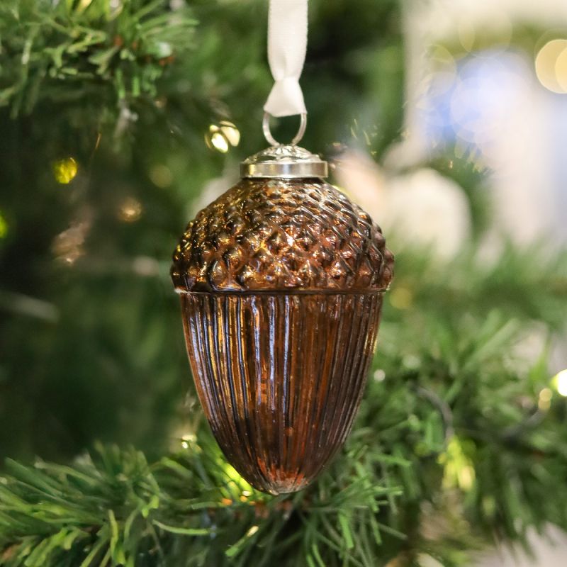 Medium Bronze Acorn Bauble 