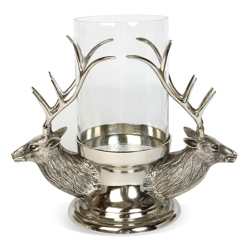 Stag Head Hurricane Lantern | PERFECTLY IMPERFECT