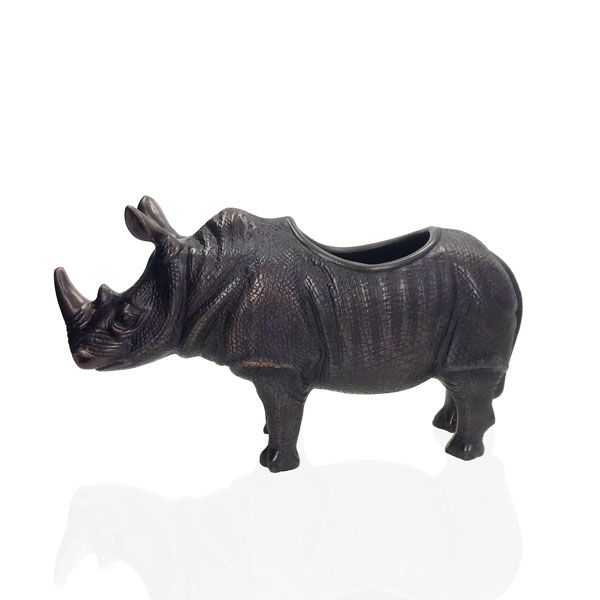 Rhino Wine Cooler - Bronze finish | PERFECTLY IMPERFECT