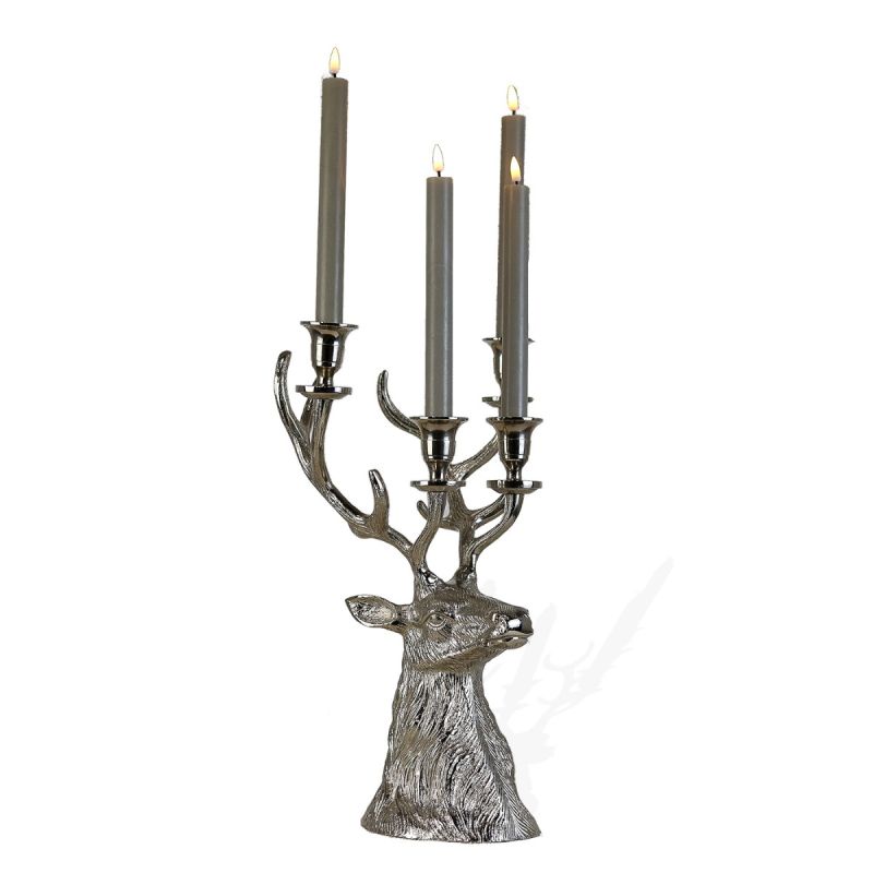 Stag Taper Candle Holder