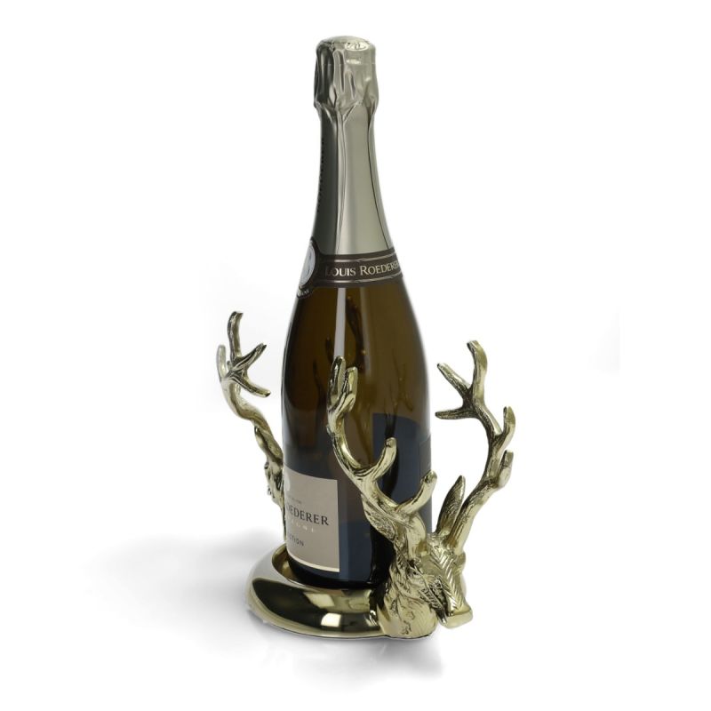 Gold Stag Bottle Coaster