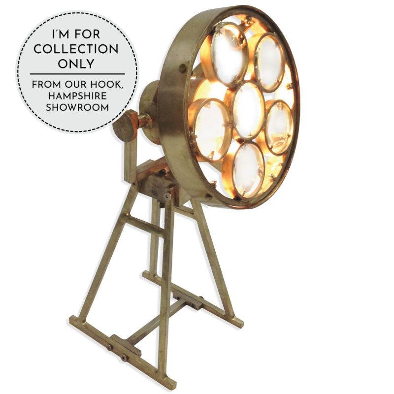 Galaxy Magnifying Table Lamp - Gold Finish |  EX DISPLAY | COLLECTION ONLY