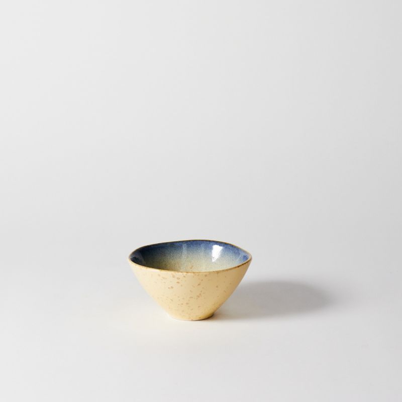 Sea Spray Mini Deep Bowl - Ivory /Blue