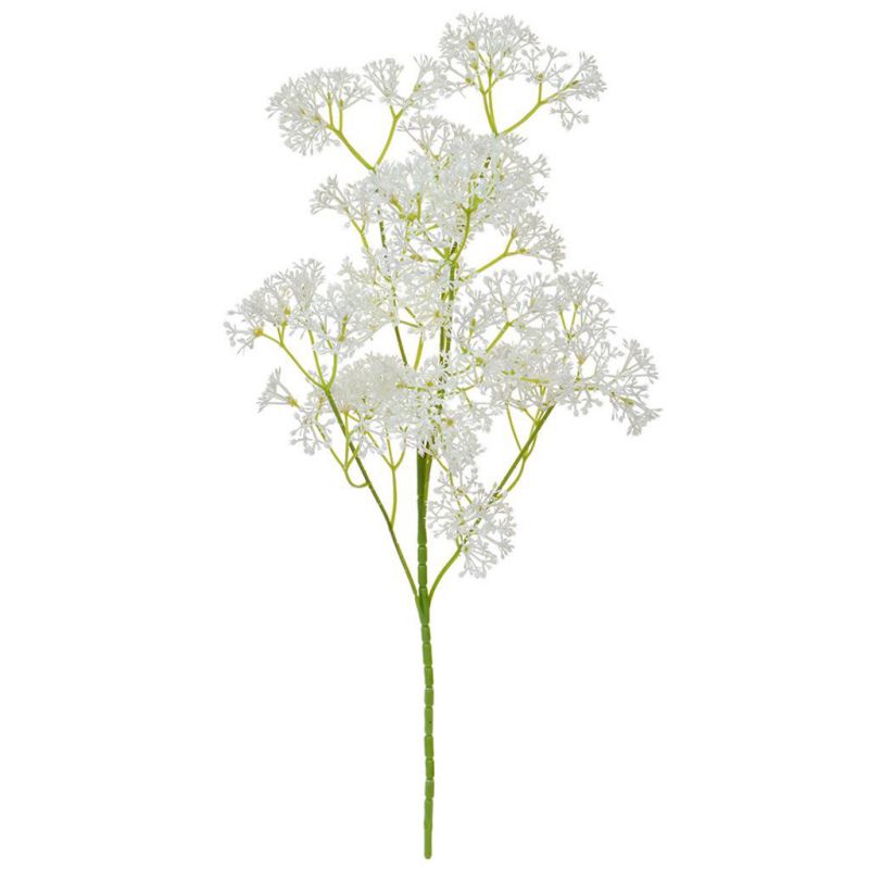 Faux White Flower Spray 64cm