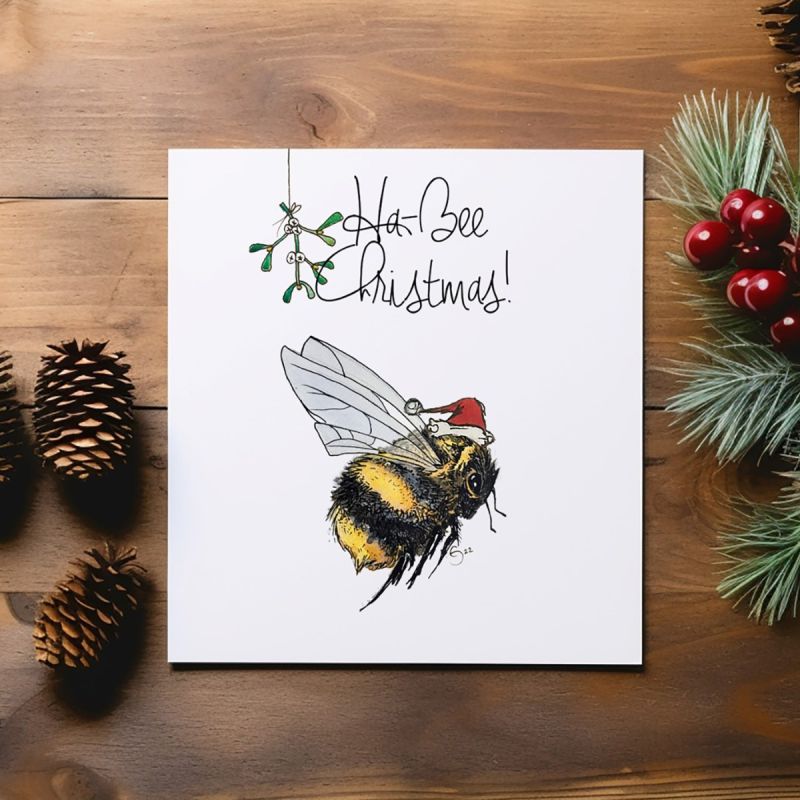 Ha-Bee Christmas - Christmas Card