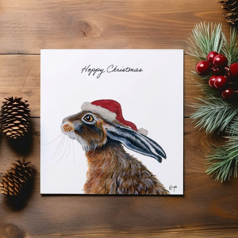 Hoppy Christmas - Christmas Card