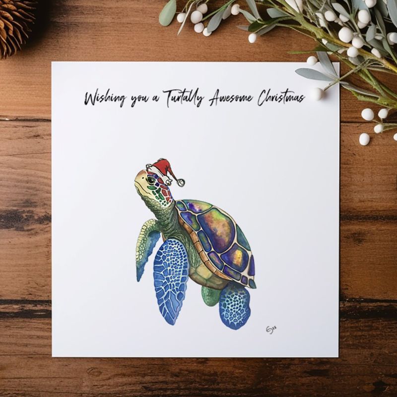 Turtally Awesome  - Christmas Card