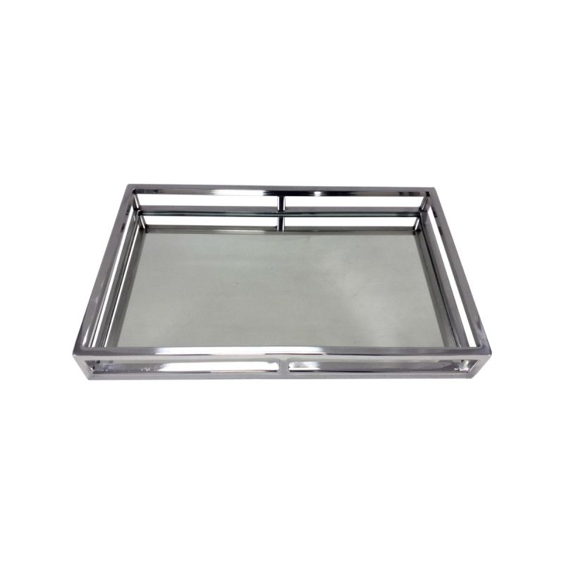 rectangle mirror tray