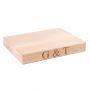 Wooden Chopping Board Small - 'G & T' 