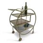 Mayfair Three Tier Drinks Trolley - Gold | EX DISPLAY | COLLECTION ONLY