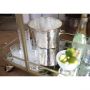 Lanesborough Three Tier Drinks Trolley - Antique Gold Finish