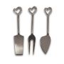 Amore Set of Three Mixed Cheese Knives 