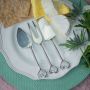 Amore Set of Three Mixed Cheese Knives 