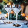 Pair of Hammered Wine Goblets | PERFECTLY IMPERFECT