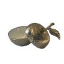 Golden Apple Trinket Dish with White Enamel | PRE-ORDER - DUE DECEMBER