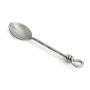 Hammered Knot Dessert Spoon 