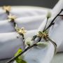 Set Of Four Woodland Bee Napkin Rings