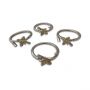 Set Of Four Woodland Bee Napkin Rings