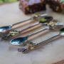 Set of Four Woodland Bee Coffee Spoons