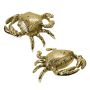 Gold Crab Salt & Pepper Set 