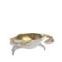 Gold and White Enamel Crab Nibbles Bowl | PERFECTLY IMPERFECT