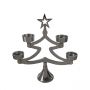 Silver Spruce Tree Tea Light Holder - Small