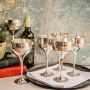 Set of Six Hammered Wine Goblets | MULTI-BUY | 