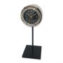 Round Altimeter Desk Clock On Stand 