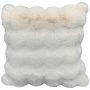 Cream Furry Cushion 