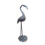 Tall Standing Flamingo - Silver Finish