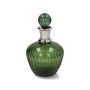 Emerald Glass Brandy Decanter with Stopper