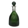 Emerald Glass Port Decanter with Stopper