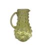 Green Bubble Glass Jug