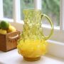 Green Bubble Glass Jug