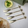 Set of Four Ginkgo Butter Knife / Spreader