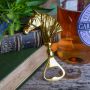 Horse Head Bottle Opener  - Gold Finish 