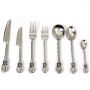 Hammered Knot 84 Piece Cutlery Set 