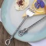 Hammered Knot Dessert / Appetiser Fork | HANDMADE TO ORDER