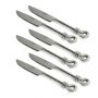 Set of Six Hammered Knot Steak Knives | HANDMADE TO ORDER