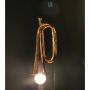 Hanover Bugle Ceiling Light - Brass Finish 